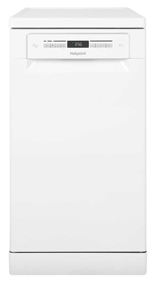 Hotpoint Ultima HSFO3T223W White Slimline 10 Place Freestanding Dishwasher
