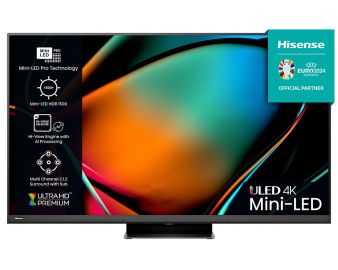 Hisense 65U8KQTUK U8K 65" 144Hz Mini LED UHD Smart 4K TV