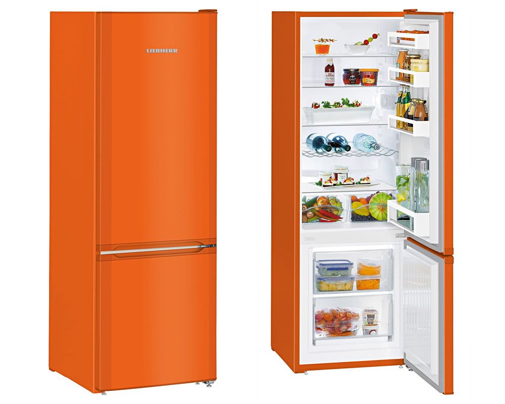 Liebherr CUNO2831 161.2x55cm Smart Frost Neon Orange Fridge Freezer