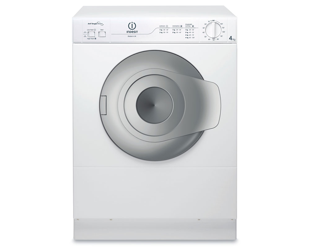 Indesit NIS41V White 4KG Compact Vented Tumble Dryer