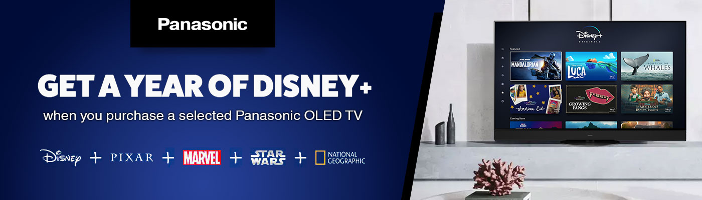1 year free Disney plus with selected Panasonic OLED