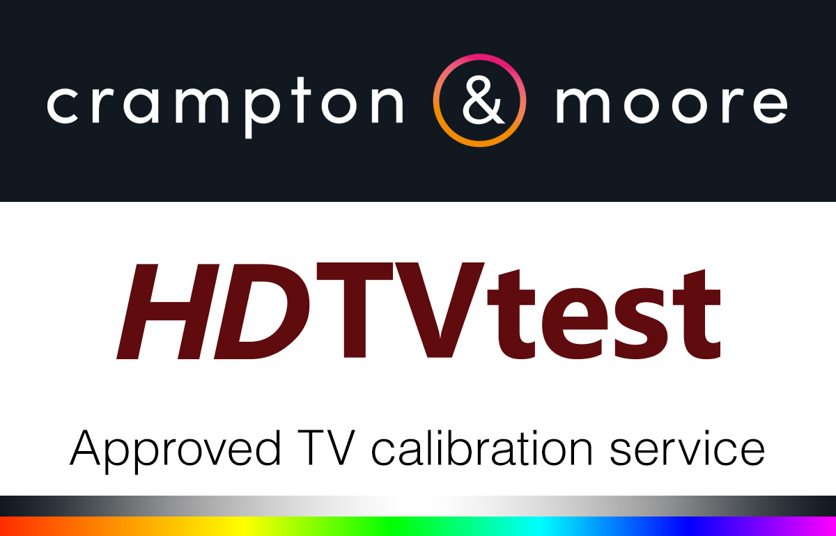 TV Calibration with Crampton and Moore and HDTV test